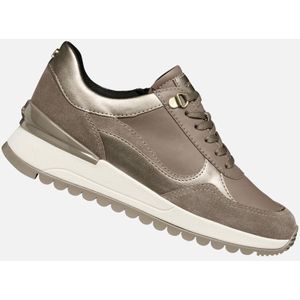 GEOX - Desya - Sneakers - Kastanje - Ademende Sleehak