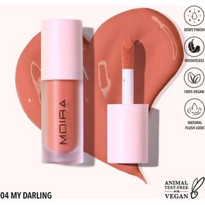 Love Steady - Liquid Blush - My Darling 004 - Vloeibare Blush - Cruelty-Free - Vegan