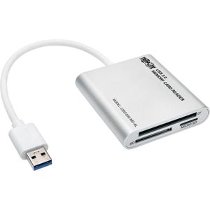 Tripp Lite U352-000-MD-AL geheugenkaartlezer USB 3.2 Gen 1 (3.1 Gen 1) Type-A Zilver