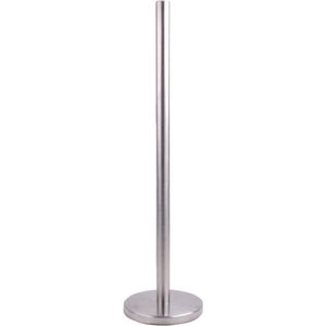 RVS toiletrolhouder / toiletpapier houder 55 cm - Badkamer/toilet benodigdheden - Toiletpapier/wcpapier houders