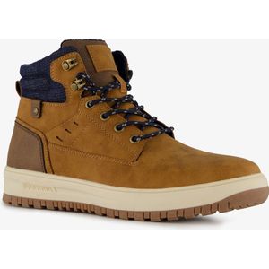 Blue Box heren veterboots cognac bruin - Maat 45 - Uitneembare zool