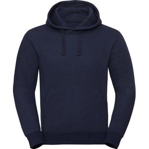 Russell Unisex Authentieke Melange Hooded Sweatshirt (Indigo Melange)