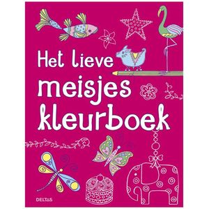 Het lieve meisjes kleurboek