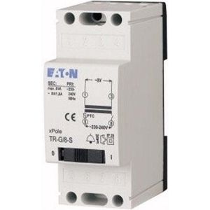 Eaton Beltrafo 230V +schakelaar 1A TR-G/8-S flex - Grijs