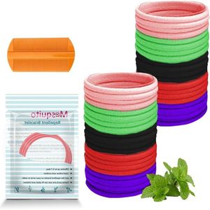 Allecto Plus - Haarelastiekjes tegen luizen, elastisch haarbandje met fijne tandkam, natuurlijke behandeling, 40 stuks.