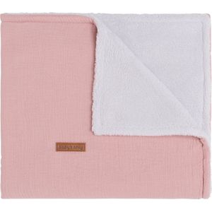 Baby's Only Wiegdeken teddy - Baby deken Breeze - Dekentje voor meisjes - 2.3 TOG - 70x95 cm - Oud Roze - 100% katoen - Herfst & winter deken