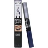 NYX - Midnight Chaos - Dual Ended Eyeliner - Purple/Mirror Image