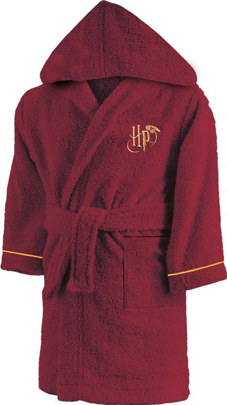Harry Potter - Badjas - Rood - Unisex - Katoen