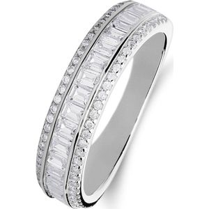 Lucardi - Ring - Zilver - 925 Sterling Zilver