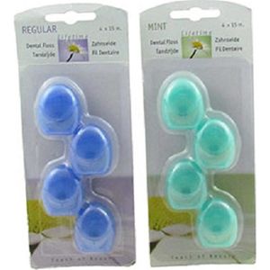 Tandzijde Blauw/Groen - Assorti 2