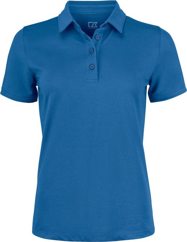 Cutter & Buck Oceanside Stretch Polo Dames 354431 - Royal Blauw - 38/M