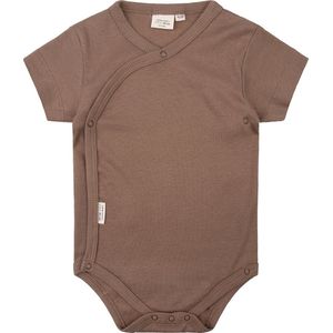 Romper korte mouw – Caribou – Bruin – Maat 62/68 – Little Indians