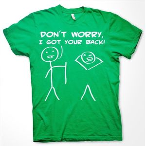Hybris Don't Worry, I Got Your Back! T-Shirt Green-S