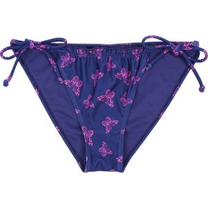Donkerblauwe Bikini Broekje met Vlinders