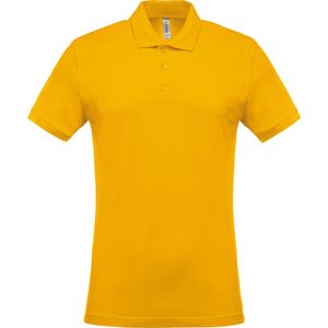 Kariban Piqué-herenpolo korte mouwen K254 - Yellow - XXL