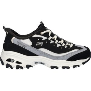 Skechers - D'Lites-Smooth Nostalgia - Dames Sneakers - Zwart