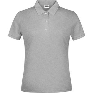 James And Nicholson Dames/dames Basic Polo Shirt (Grijze Heide)