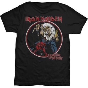 Iron Maiden shirt – Number of the Beast maat L