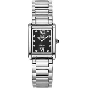 Luxe vrouwenhorloge | Fontaine - Black | Christophe Duchamp