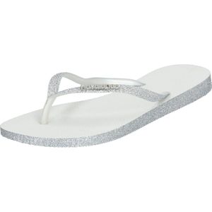 Havaianas Slim Sparkle Meisjes Slippers - Wit - Maat 35/36