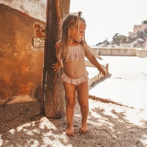 SALTED STORIES Sati Zwemkleding Meisjes - Beige - Maat 98/104