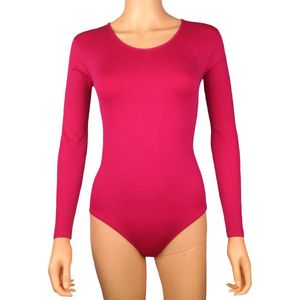 Dames body J&C met Lange mouw slipmodel Fuchsia - maat S/M
