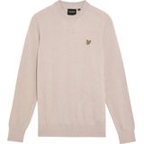 Lyle & Scott Lamswollen Trui met Ronde Hals - Bruin