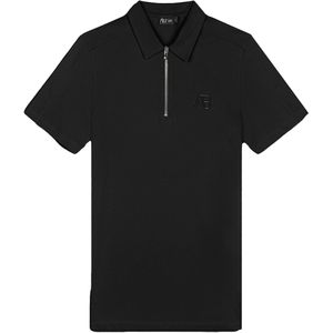 AB Lifestyle - Prime Polo - Poloshirt - Zwart - Slim Fit, Katoenmix met Stretch