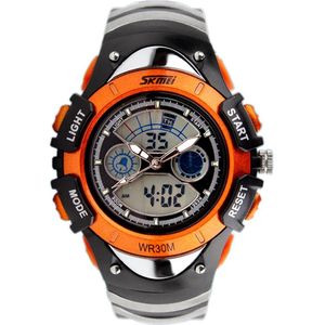 Kinderhorloge Chronograaf – Stopwatch – Waterproof – Oranje