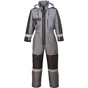 Winteroverall Grijs M voor Hoge Zichtbaarheid en Bescherming
