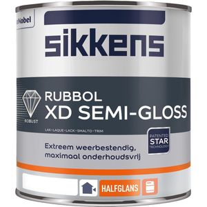 Sikkens Rubbol XD Semi-gloss 1 L RAL 9016 Verkeerswit