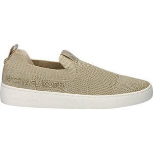 Michael Kors Juno Knit Slip On dames instapper - Goud - Maat 38