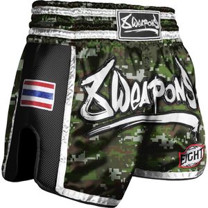 8 WEAPONS Muay Thai Shorts Super Mesh Camo