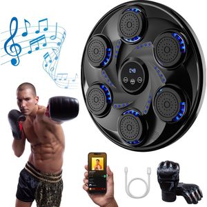 BOKSKAMPIOEN Slimme Muziek Boxing Machine - Bokszak - Boksbal - Bluetooth - Boksen - Fitness - Nederlandse Handleiding