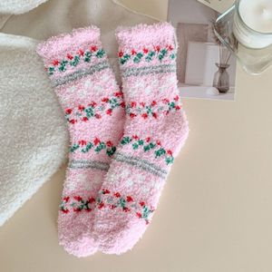 Herfst/Wintersokken - Sokken van koraalfleece - Vloersokken - Dikke, warme wintersokken - Comfortabel - Sokken voor thuis - Sokken - Herfst/Winter benodigdheden - Casual sokken - Voeg toe aan de herfst/wintersfeer