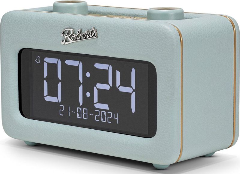 Roberts Revival Rest - Licht Blauw - DAB+/FM/BT Wekkerradio - 2 Alarmen