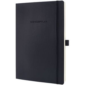 Sigel notitieboek - Conceptum Pure - A4 - softcover - zwart - 194 pagina's - 80 grams - lijn - SI-CO311