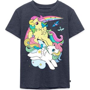 My Little Pony Retro Pony's Met Gekleurde Manen Premium T Shirt Kinderen