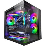 MCV-ONE - Gaming Behuizing - Zwart - Gehard Glas - Inclusief Ventilator