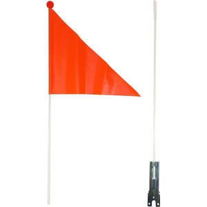 Fietsvlag Edge Oranje - Veilig door het verkeer