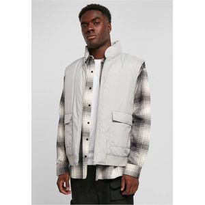Urban Classics - Clean Puffer Mouwloos jacket - XL - Grijs