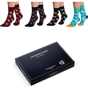 McGregor Sokken Dames | Maat 36-40 | Animal Giftbox | Multi Cadeau voor vrouwen/Sokken Giftbox
