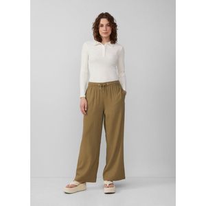 Pantalon - Linnenblend - Loose Fit - Ademend - Wijde Pijpen
