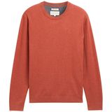 Tom Tailor - Regular Fit - Gebreide Pullover - Mêlee - Zuiver Katoen