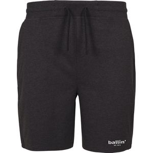 Heren Shorts met Ballin Est. 2013 Small Logo Jogging Short Print - Grijs - Maat XXL