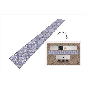 Keukenloper - Keukenmat - Design - Delfts Blauw - Patronen - 400x50 cm - Keuken vloerkleed