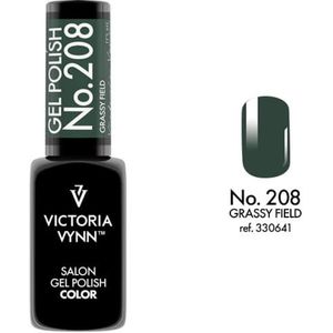 Victoria Vynn – Salon Gelpolish 208 Grassy Field - donker groen - gel polish - gellak - nagels - nagelverzorging - nagelstyliste - uv / led - nagelstylist - callance