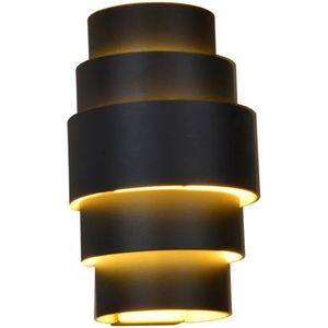 Wandlamp Artdelight Rolls - zwart goud - 2 x G9 fitting