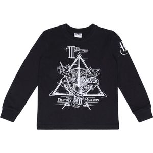 Zwarte HARRY POTTER blouse met lange mouwen