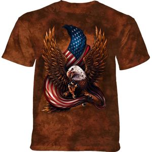 T-shirt Eagle And Flag 4XL